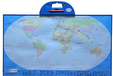 Dokunmatik Sesli Dünya Haritası