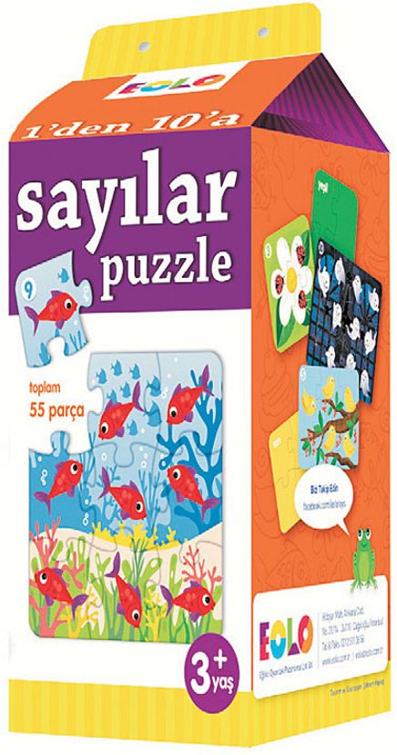 1'den 10'a Sayılar Puzzle