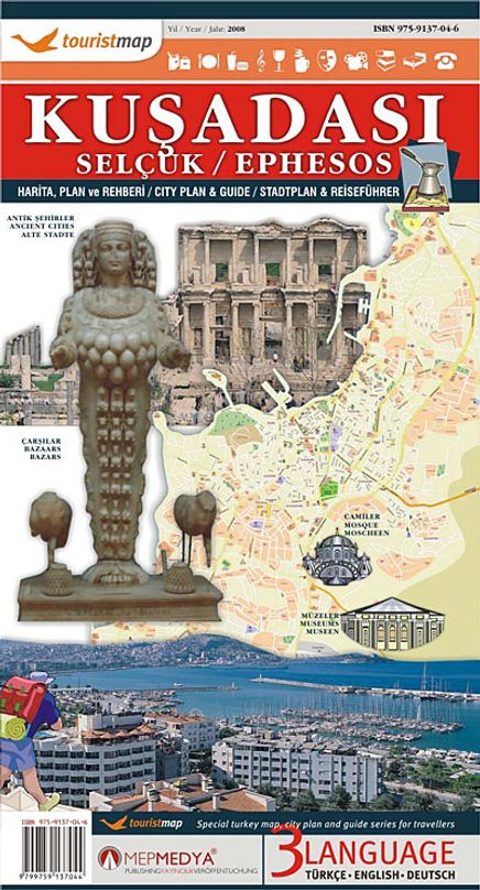 Touristmap Kuşadası / Selçuk / Efes Harita ve Rehberi