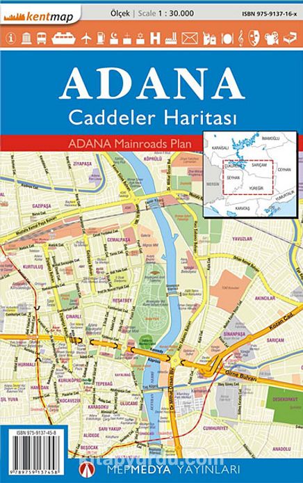 Adana Caddeler Haritası