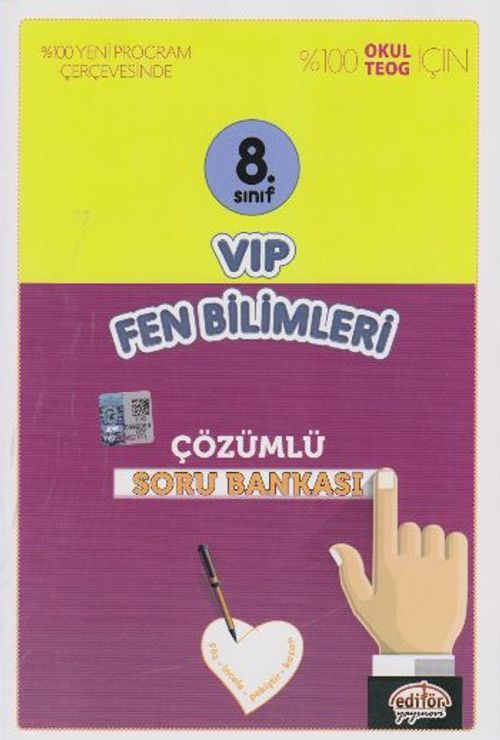 8. Sınıf VIP Fen Bilimleri Çözümlü Soru Bankası
