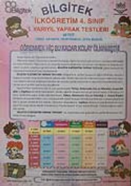 Yaprak Test 4.Sınıf Tüm Dersler /1.Dönem (Türkçe,Matemetik,Fen ve Teknoloji)  (60 Test)