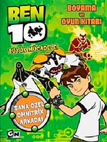 Ben 10 Büyük Mücadele & Boyama ve Oyun Kitabı