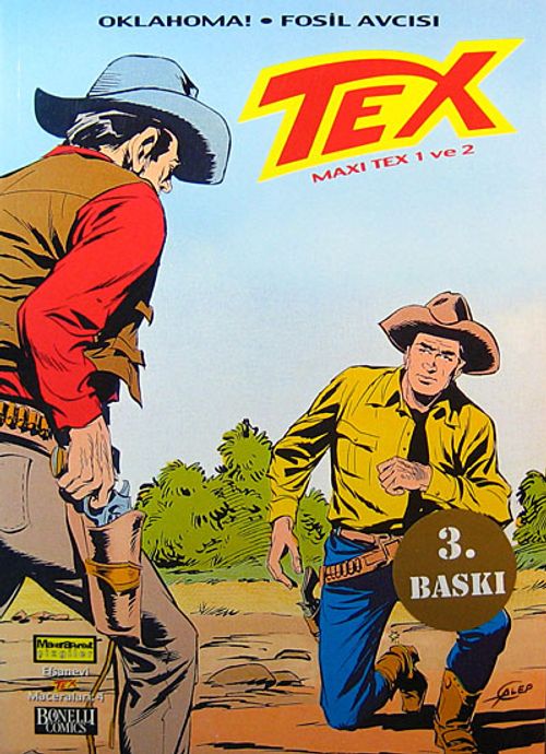 Efsanevi Tex 4 & Maxi Tex 1 ve 2 / Oklahoma! - Fosil Avcısı