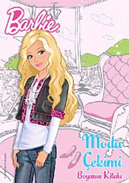 Barbie Moda Çekimi Boyama Kitabı