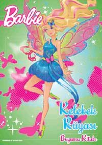 Barbie Kelebek Rüyası Boyama Kitabı