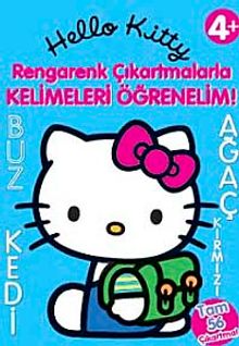 Hello Kitty Rengarenk Çıkartmalarla Kelimeleri Öğrenelim