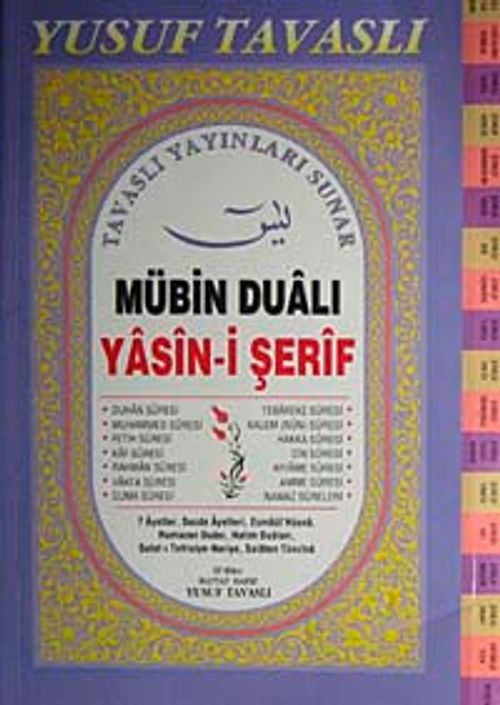 Mübin Dualı Yasin-i Şerif (Kod:D07) Dergi Boy-Fihristli