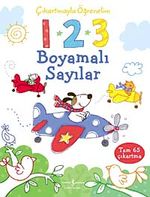 Çıkartmayla Öğrenelim - Boyamalı Sayılar