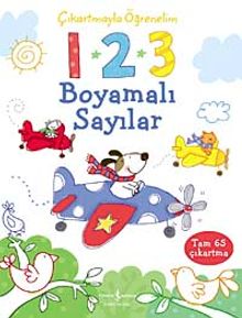 Çıkartmayla Öğrenelim - Boyamalı Sayılar