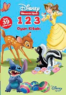 Disney Eğlenerek Öğren 1-2-3 Oyun Kitabı