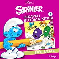 Şirinler Hikayeli Boyama Kitabı 1 / Şirin Salata