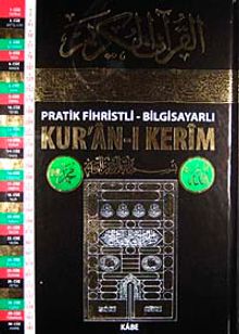 Pratik Fihristli Bilgisayarlı Kur'an-ı Kerim (Rahle Boy)