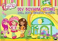 Çilek Kız - Dev Boyama Kitabı