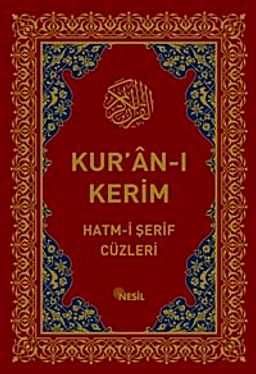 Kur'an-ı Kerim Hatm-i Şerif Cüzleri (Kutulu)