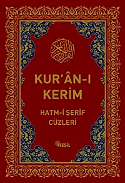 Kur'an-ı Kerim Hatm-i Şerif Cüzleri (Kutulu)