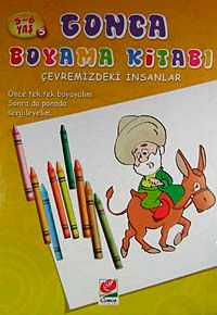 Çevremizdeki İnsanlar / Gonca Boyama Kitabı -5