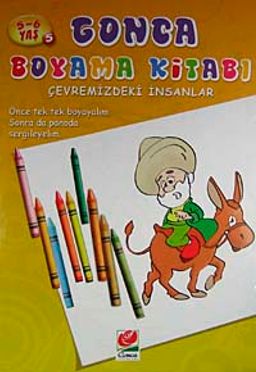 Çevremizdeki İnsanlar / Gonca Boyama Kitabı -5