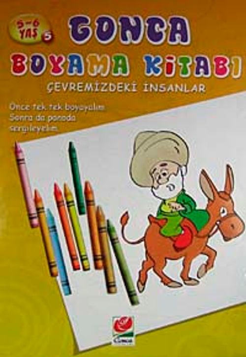 Çevremizdeki İnsanlar / Gonca Boyama Kitabı -5