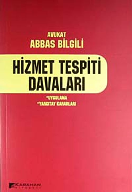 Hizmet Tespiti Davaları & Uygulama-Yargıtay Kararları