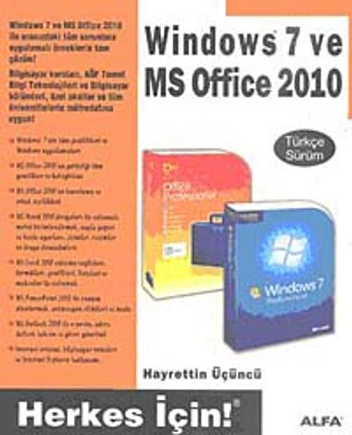 Windows 7 ve  MS Office 2010 (Türkçe Sürüm)