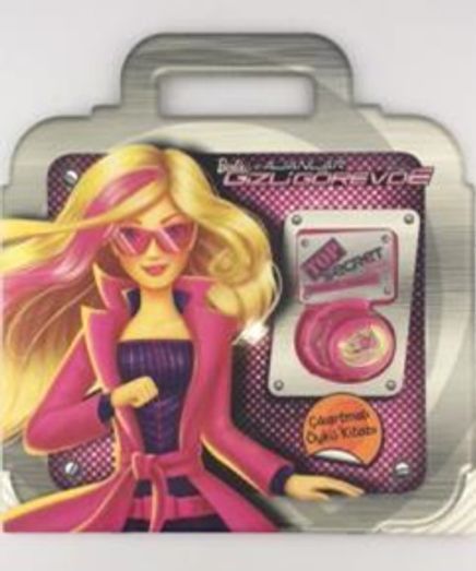 Barbie ve Ajanlar Gizli Görevde  Çıkartmalı Öykü Kitabı Top Secret 