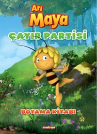 Arı Maya Çayır Partisi Boyama Kitabı