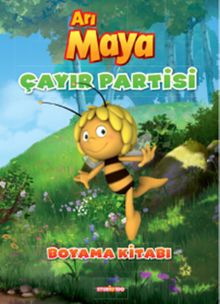 Arı Maya Çayır Partisi Boyama Kitabı