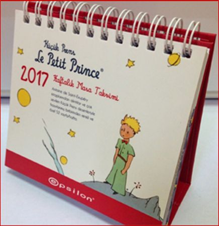 2017 Küçük Prens Haftalık Masa Takvimi (KPR412)