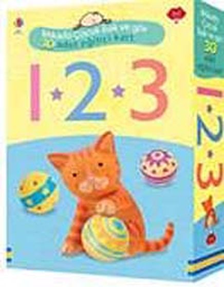 Rakamlar 1-2-3(Mikado Çocuk Bak ve Gör 30 Adet Eğitici Kart)