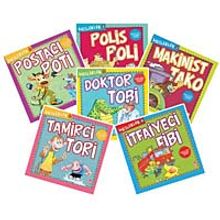 Meslekler (4 Yaş ve Üzeri) / Masallarla Davranış Eğitimi (6 Kitap)