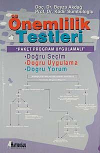 Önemlilik Testleri / Paket Program Uygulamalı