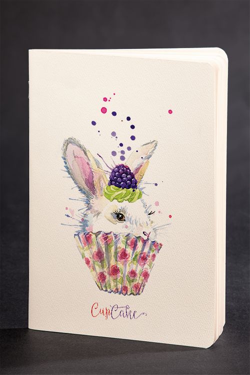 Akıl Defteri - Dokun ve Hisset Serisi - Cupcakes Tavşan