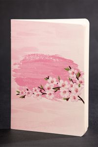 Akıl Defteri - Dokun ve Hisset Serisi - Kiraz Çiçekleri Pembe