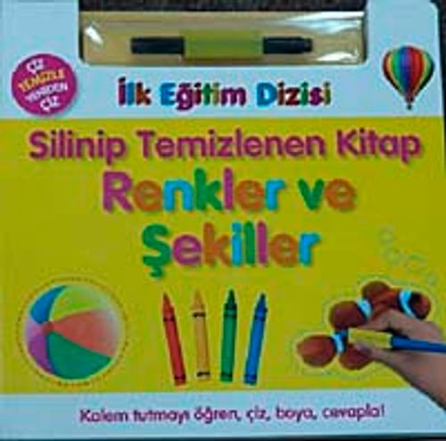 Silinip Temizlenen Kitap-Renkler ve Şekiller