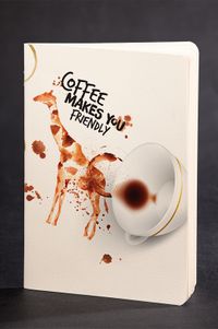 Akıl Defteri - Dokun ve Hisset Serisi - Zürafa - Kahve