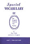 İngilizce Ders Kitapları İ&ccedil;in &Ouml;zel S&ouml;zl&uuml;k/Special Vocabulary of An English Course For Turks