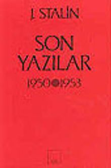 Son Yazılar 1950-1953