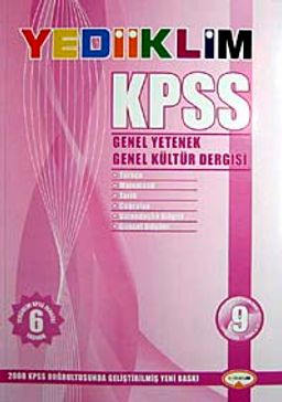 KPSS Genel Yetenek-Genel Kültür Dergisi-9