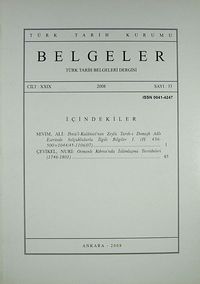 Belgeler Dergisi Sayı 33
