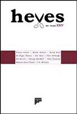 Heves / 2009 Cilt:XXIV Şiir - Eleştiri Dergisi