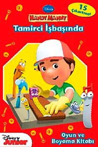 Tamirci İş Başında Oyun ve Boyama Kitabı / Handy Manny
