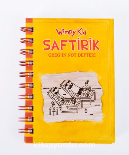 Saftirik Wimpy Kid A6 Sert Kapak Spiralli Bloknot Not Defteri (SFT204)
