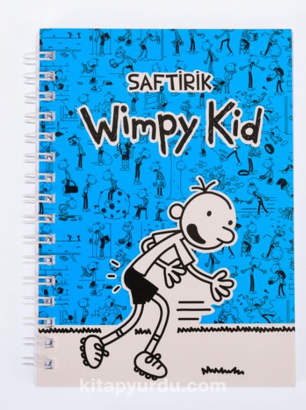 Saftirik Wimpy Kid A6 Karton Kapak Spiralli Bloknot (SFT281)