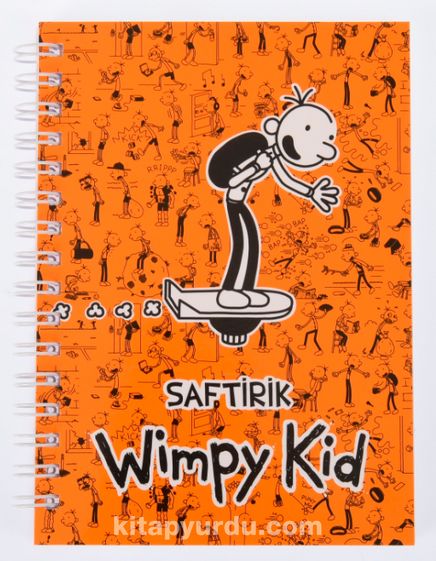 Saftirik Wimpy Kid A6 Karton Kapak Spiralli Bloknot (SFT283)
