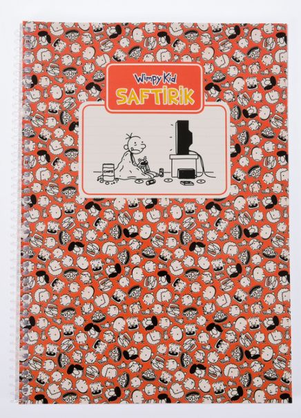 Saftirik Wimpy Kid A4 Düz Çizgili Okul Defteri (SFT313)