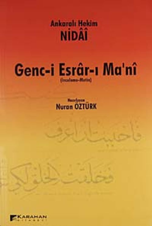 Genc-i Esrar-ı Ma'ni (İnceleme-Metin)