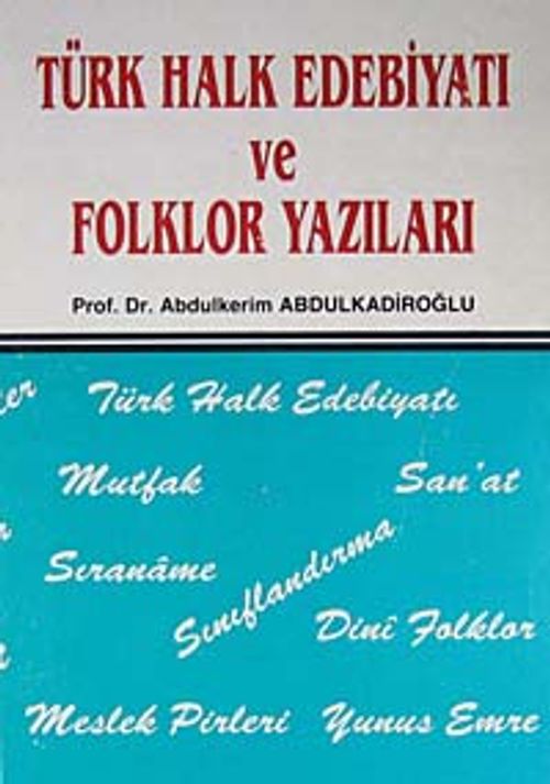 Türk Halk Edebiyatı ve Folklor Yazıları / 42-F-6