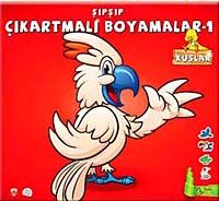 Şıpşıp Çıkartmalı Boyamalar -1 /  Kuşlar