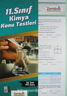 11. Sınıf Kimya Konu Testleri (36 Test)